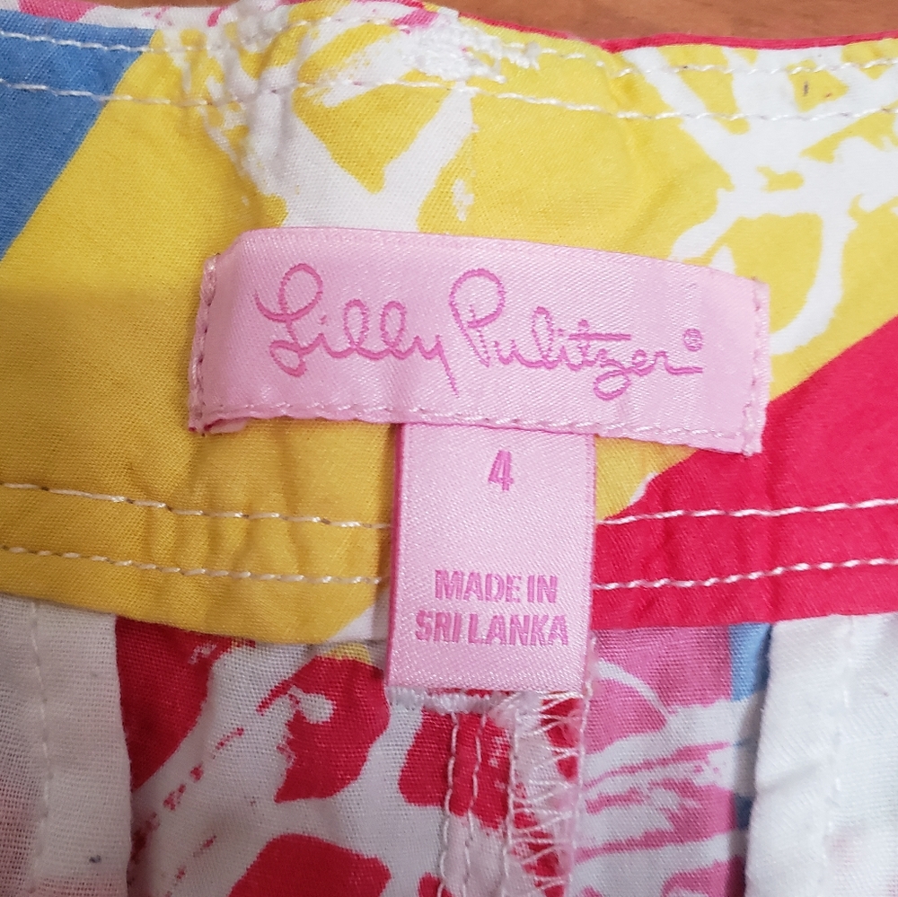 Lilly Pulitzer Callahan Patchwork Multicolor Turt… - image 5